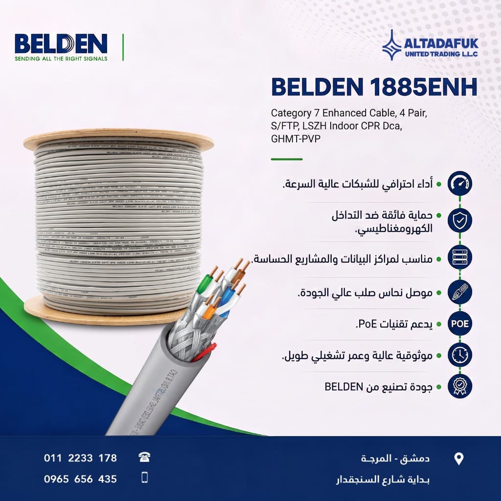 CAT 7+ S/FTP — BELDEN 1885ENH